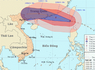 Lên phương án đối phó với cơn bão số 9