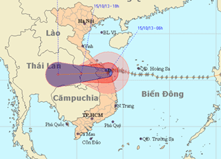 Tâm bão mạnh đã đổ thẳng vào Hội An