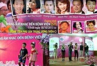 Mang âm nhạc đến bệnh viện chào mừng ngày 20/10