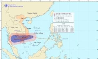 Bộ Công an gửi công điện ứng phó với áp thấp nhiệt đới