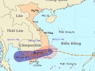 Áp thấp nhiệt đới gây mưa lớn nhiều nơi