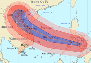 Siêu bão quét dọc miền Trung, ảnh hưởng Bắc Bộ