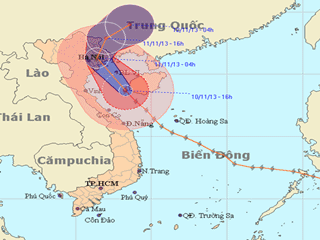 Không vào Thanh Hóa, bão đổ bộ Hải Phòng, Thái Bình