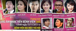 Mang âm nhạc đến bệnh viện tri ân ngày Nhà giáo Việt Nam