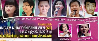 Mang âm nhạc đến bệnh viện nhân &quot;Ngày Thế giới phòng chống HIV/AIDS&quot;