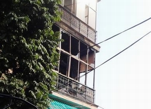 Cháy lớn tại nhà 4 tầng, một người thiệt mạng