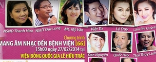 Mang âm nhạc đến bệnh viện chào mừng ngày 27/2
