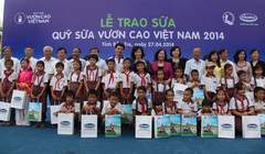 77.000 ly sữa cho trẻ em tỉnh Bến Tre