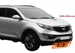 Hé lộ ảnh Kia Sportage 2015