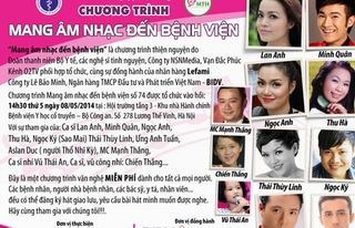 Dàn sao mang âm nhạc đến Bệnh viện Y học cổ truyền