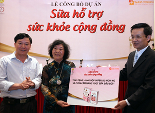 Triển khai dự án sữa hỗ trợ cộng đồng