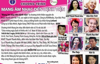 Mang âm nhạc đến bệnh viện: Chào mừng ngày 1/6
