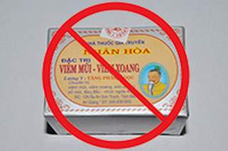 Phát hiện thuốc đặc trị viêm xoang giả