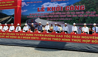 Khởi công đường cao tốc Thái Nguyên - Bắc Kạn