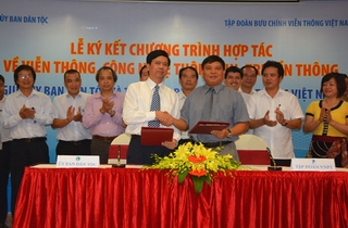 Ủy ban Dân tộc và VNPT ký kết Chương trình hợp tác giai đoạn 2014-2020