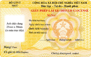 Từ tháng 12 sẽ đổi giấy phép lái xe qua mạng