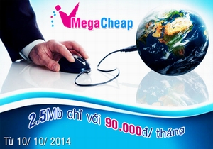 Ra gói cước Internet MegaVNN siêu tiết kiệm