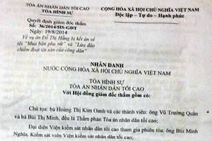Ra tù hơn 10 năm mới được huỷ án oan