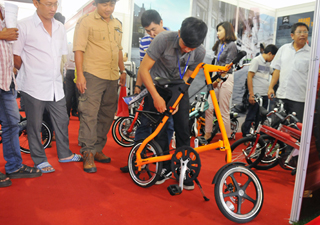 Xe đạp gấp độc đáo tại Việt Nam