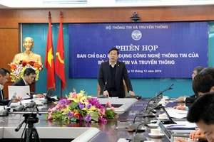 Phiên họp đầu tiên của Ban chỉ đạo Ứng dụng CNTT của Bộ TT-TT