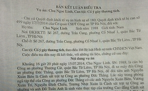 Thượng úy công an bị đồng nghiệp đá chết
