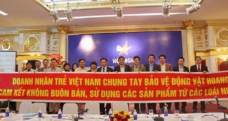 Doanh nhân trẻ cam kết bảo vệ động vật hoang dã