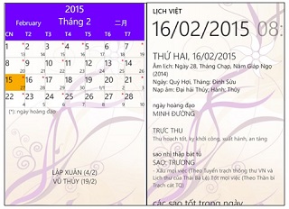 Những ứng dụng Windows Phone hay cho Tết