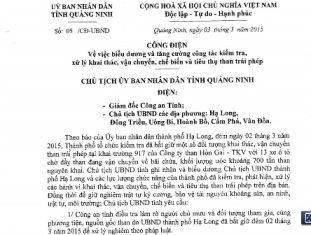 Bắt giữ các đối tượng vận chuyển 700 tấn than trái phép