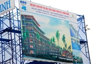 “Thần đèn” ở công trường dự án FLC Samson Beach & Golf Resort