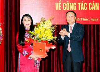 Nhân sự mới tỉnh Vĩnh Phúc