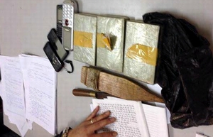 Hai bố con vận chuyển heroin trị giá hơn 20 nghìn USD