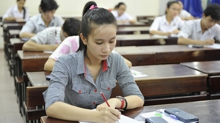Vẽ không liên quan đến bài thi vào giấy nháp cũng bị đình chỉ