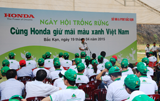  Ngày hội trồng rừng Honda 2015 tại Bắc Kạn
