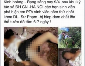 Sự thật vụ &quot;nữ sinh bị hiếp dâm chết lõa thể&quot;