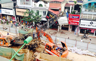 Cho phép thi công trở lại tuyến Metro Nhổn - ga Hà Nội