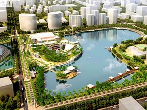 Sắp khởi công Công viên hồ điều hòa Nhân Chính