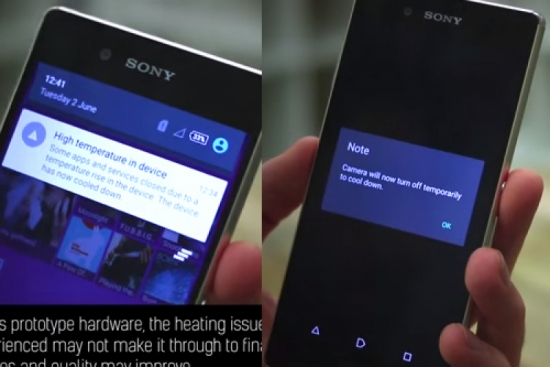 Sony Xperia Z3+ gặp lỗi nóng máy nghiêm trọng