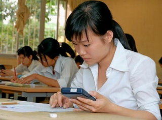 Những máy tính cầm tay được mang vào phòng thi THPT quốc gia