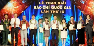 Trao loạt giải Báo chí quốc gia lần IX - 2014
