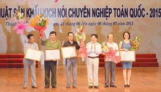Trao giải cuộc thi Nghệ thuật Sân khấu kịch 2015: Nhà hát Tuổi trẻ rinh 6 huy chương vàng