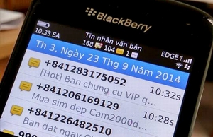 Vẫn bức xúc vì tin nhắn rác