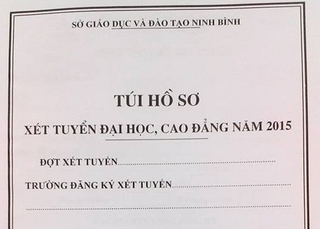 Có thể mua hồ sơ xét tuyển đại học tại trường THPT