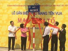 Hà Nội long trọng gắn biển phố mang tên 2 vị vua