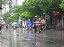 Hôm nay nhiều nơi mưa dông rất to
