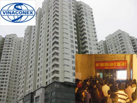Cư dân N05 &quot;đòi nợ&quot; Vinaconex 70 tỷ phí bảo trì