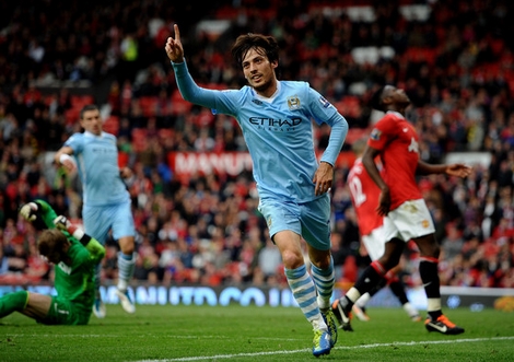 David Silva thi đấu rất ấn tượng trong màu áo Man City