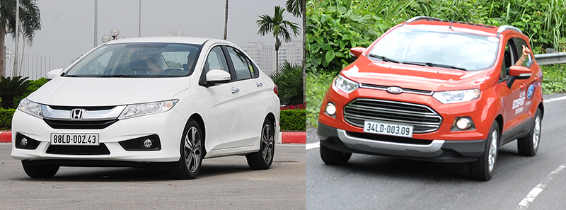 City, EcoSport lọt top 10 xe 'hot' nhất tháng 9