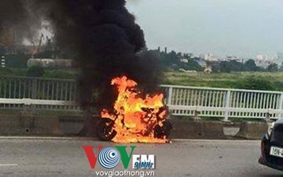 Xe đạp điện bất ngờ phát nổ, nữ sinh bất tỉnh