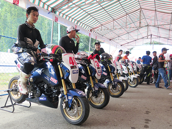 Dàn xe MSX 125 trước giờ đua