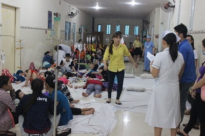 Bình Dương: Hàng trăm công nhân nhập viện sau bữa cơm trưa